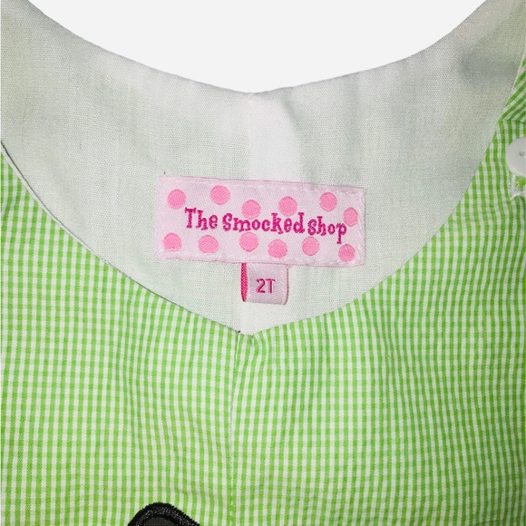 The Smocked Shop Falll Pumpkin Overalls - Picture 5 of 8